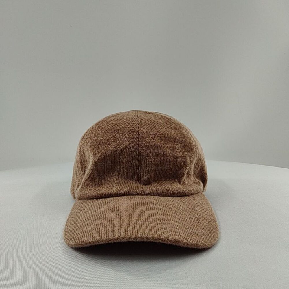 Quince Unisex Cashmere Baseball Cap Teak Hats M/L
